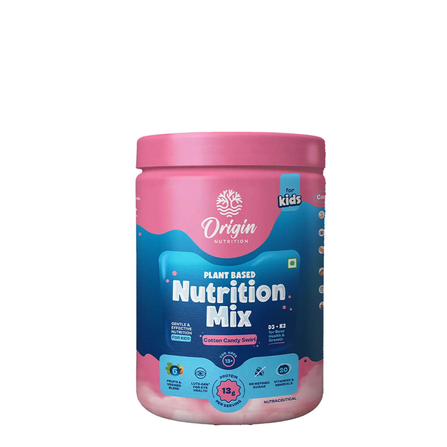 Kids Nutrition Mix - Cotton Candy Swirl (ages 13+)