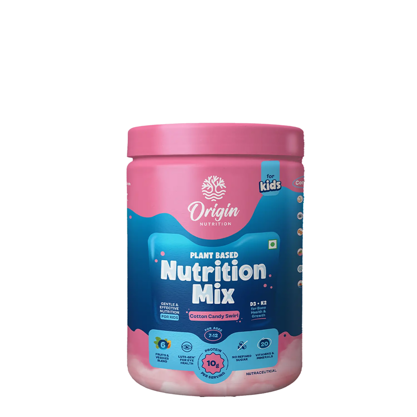 Kids Nutrition Mix - Cotton Candy Swirl (ages 7-12)