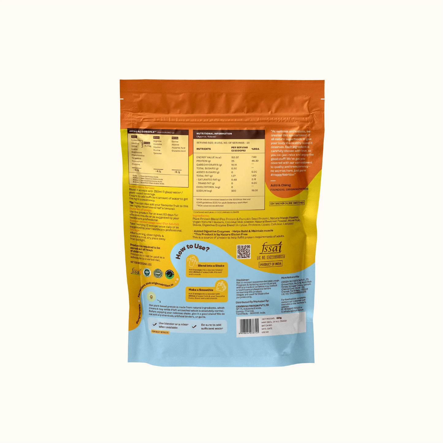 Daily Plant Protein Mango Mania & Fibre + Greens Combo
