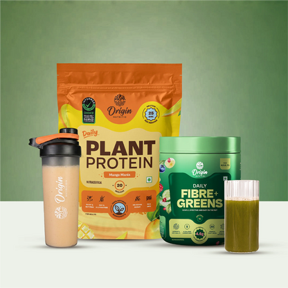 Daily Plant Protein Mango Mania & Fibre + Greens Combo