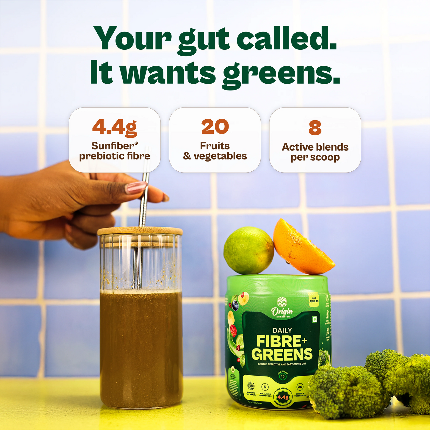 Daily Fibre + Greens - Pack of 2