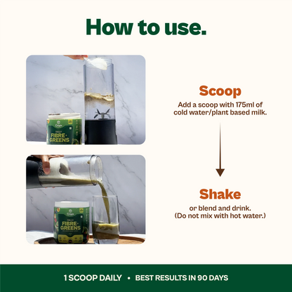 Daily Fibre + Greens - Pack of 2