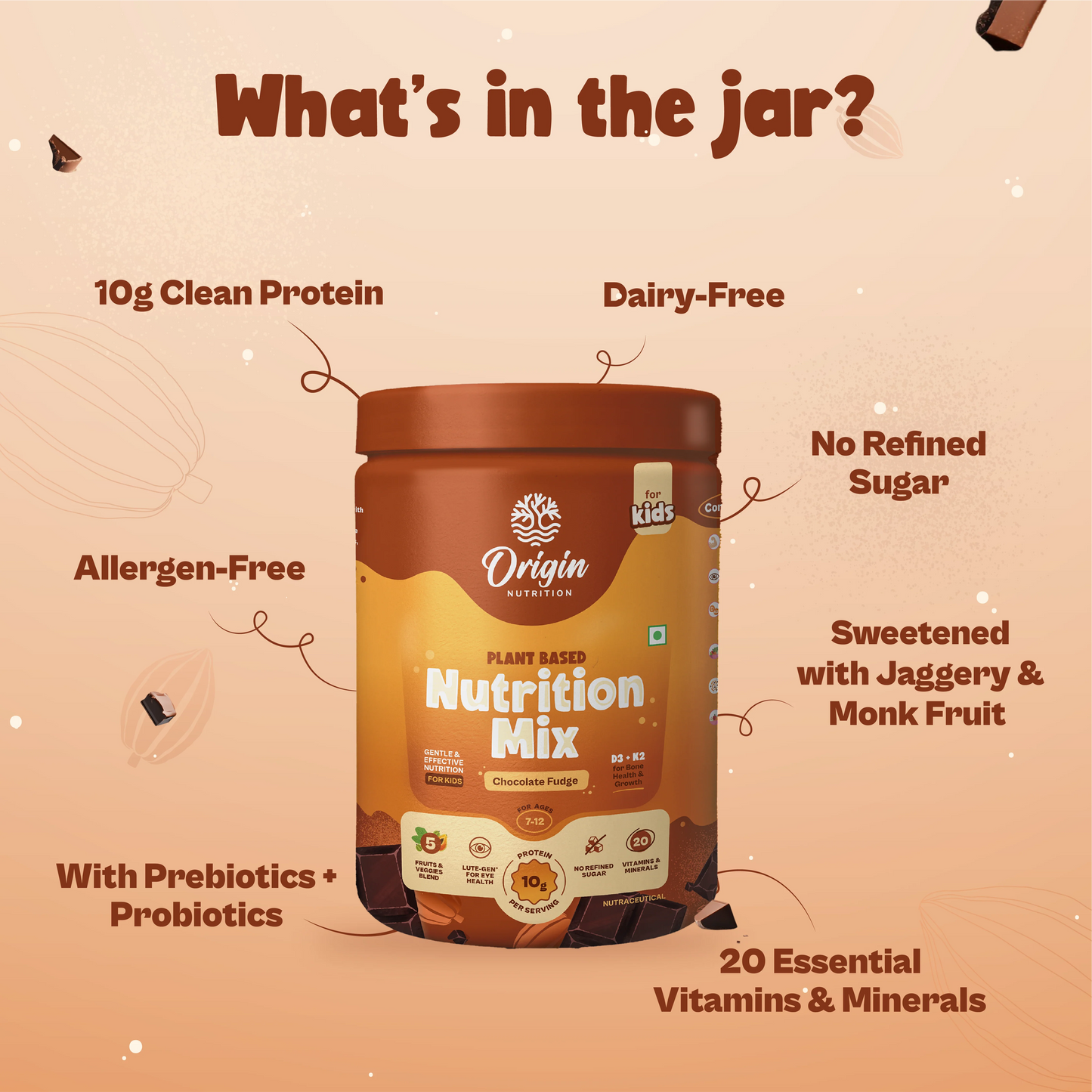 Kids Nutrition Mix - Chocolate Fudge (ages 7-12)