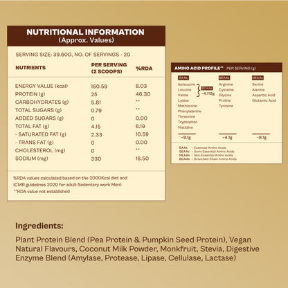 Daily Plant Protein - Creamy Vanilla