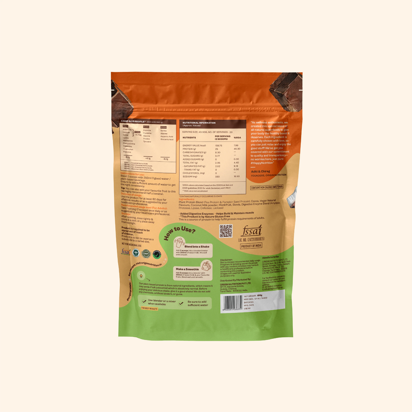 Daily Plant Protein - Chocolate Fudge