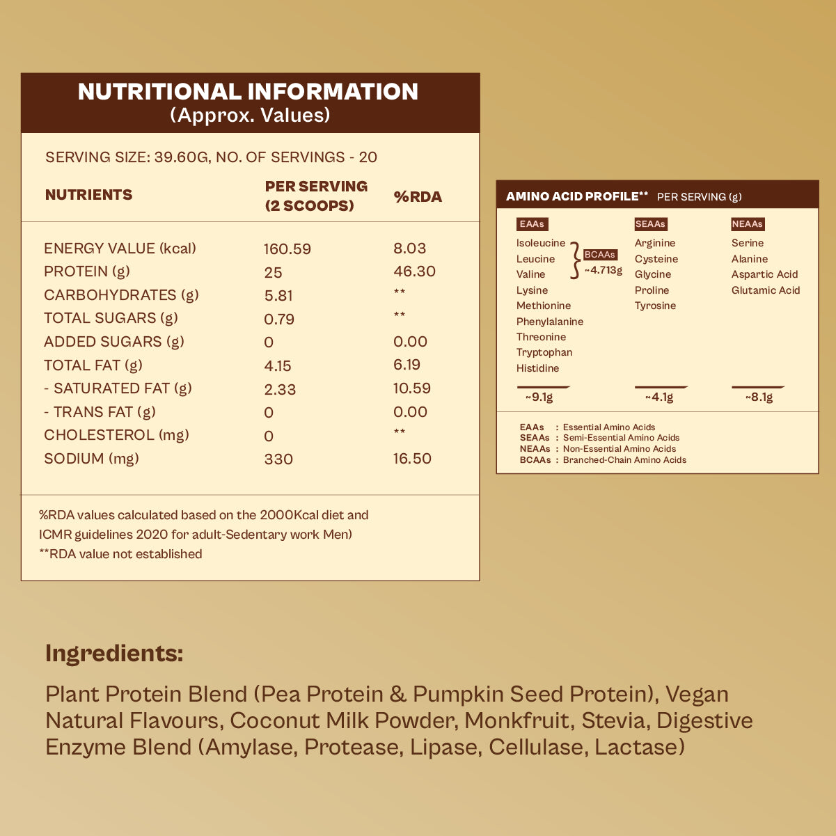 Daily Plant Protein - 31 Day Creamy Vanilla Combo