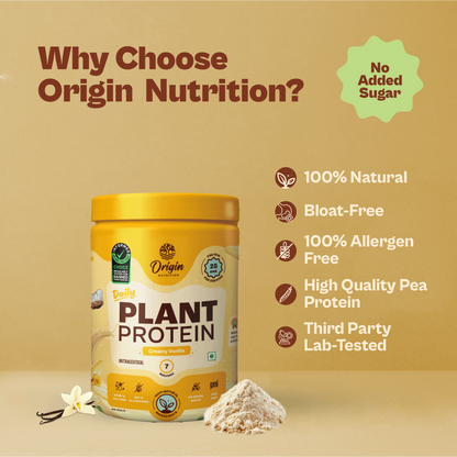 Daily Plant Protein - Creamy Vanilla (Jar)