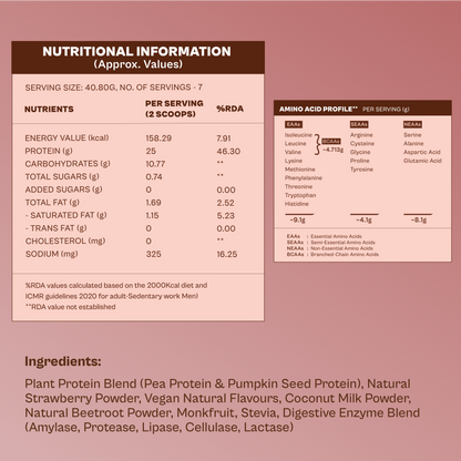 Daily Plant Protein  - Strawberry Delight (Jar)